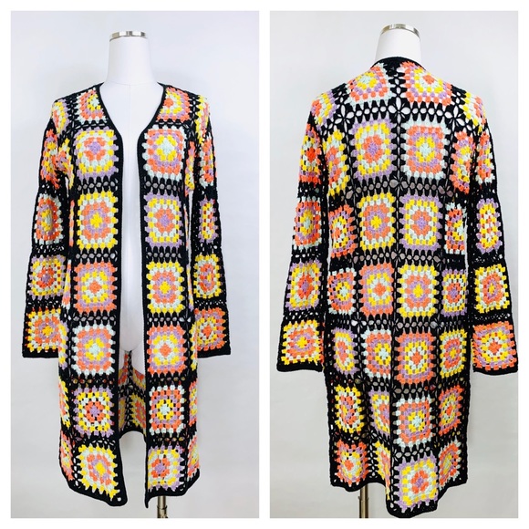 granny square kimono
